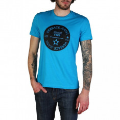 Tricou Versace Jeans - B3GTB76J_36610 - Barba?i - Albastru foto