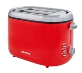 Prajitor de paine Daewoo DBT70R, 900W, functie reincalzire/decongelare, Cool Touch, Rosu