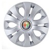 Set 4 Capace Roti Autohelix MSA&reg; potrivite jantelor de 16 inch, Compatibil Cu Alfa Romeo, model Top Gray