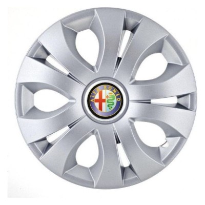 Set 4 Capace Roti Autohelix MSA&amp;reg; potrivite jantelor de 16 inch, Compatibil Cu Alfa Romeo, model Top Gray foto