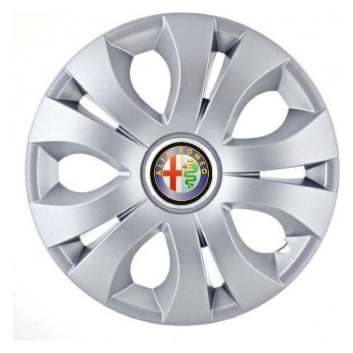 Set 4 Capace Roti Autohelix MSA&reg; potrivite jantelor de 16 inch, Compatibil Cu Alfa Romeo, model Top Gray