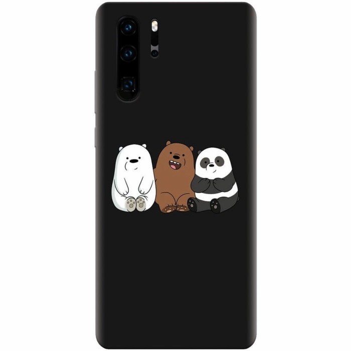 Husa silicon pentru Huawei P30 Pro, Bears
