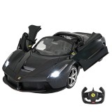 Masinuta cu telecomanda Rastar Ferrari LaFerrari Aperta, 1:14, Negru