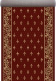 Cumpara ieftin Traversa Bisericeasca Festonata Surfilata, Model Lotos 15033-210, Latime 0.6m, Marime 60 x 200 cm, Grena, Rosu, Inaltime Fir 8 mm, Antialergic, Polipr