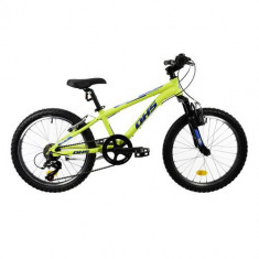 Bicicleta Copii DHS Terrana 2023, roti 20 Inch, 6 viteze, Verde