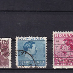 ROMANIA 1938 LP 124 CONSTITUTIA SERIE STAMPILATA