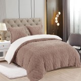 Lenjerie Pat Cocolino Brumix Co028, Microfibra Plusata, 3 Piese, , Maro