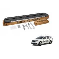 Praguri laterale tip treapta compatibile Dacia Logan 2 MCV 2014-2021 &reg; ALM