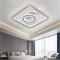 Lustra LED 70W, diamante + patrate, lumina calda/rece/neutra