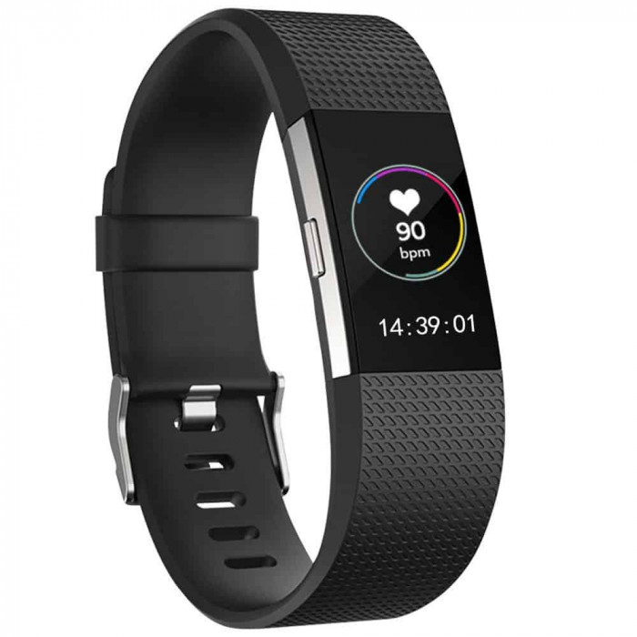 Curea pentru Fitbit Charge 2, marimea L, Negru