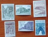 FEROE/FEROYAR-&#039;&#039;PEISAJe-monumente istorice.&#039;&#039;-SERIE 6V.- -MNH NESTAMP. -vezi scan, Nestampilat