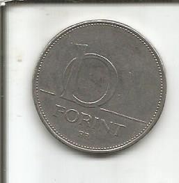 No(3) moneda- UNGARIA- 10 FORINT 2005 foto