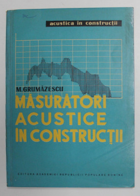 MASURATORI ACUSTICE IN CONSTRUCTII de M. GRUMAZESCU , 1960 foto