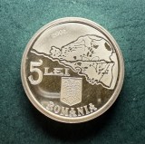 5 Lei 2006 Comisia Europeana a Dunarii Argint Proof