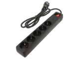 Prelungitor EnerGenie SPG5-C-15 cu 5 prize 16A și protecție la supratensiune