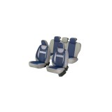 Set Huse Scaun Auto Autohelix DYNAMIC Albastru, Textil Piele Ecologica, Compatibil Airbag, Buzunare