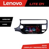 Navigatie Kia Rio Lenovo Kit-504 4+64 GB Android Waze USB Navigatie Internet Youtube Radio CarStore Technology