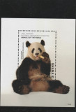 Ghana 2017-Fauna,panda,colita dantelata,MNH,Mi,Bl.606, Nestampilat