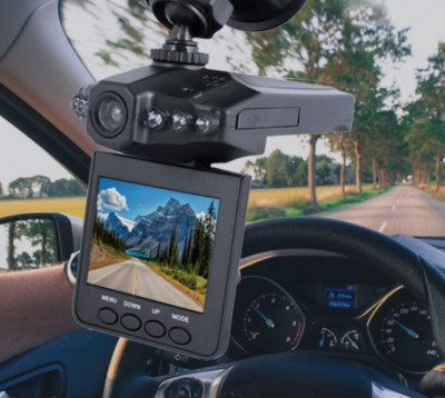 Camera auto DVR 2.5 inch cu inregistrare ciclica foto