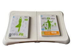 wii placa fitness balance board+ 2 jocuri wii fit si wii fit plus foto