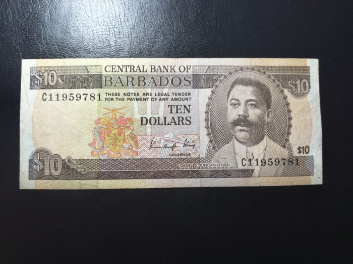 BARBADOS 10 DOLARI
