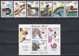 Filipine 1988 - Jocurile Olimpice &ndash; Seul, Serie + Colita SOUVENIR, NDT, MNH, Nestampilat