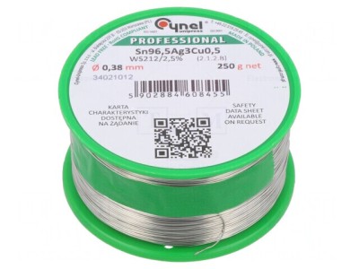 S&amp;acirc;rmă de lipit fără plumb 0,38mm 250g bobină foto