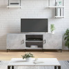 Comodă TV, gri beton, 150x30x50 cm, lemn compozit, vidaXL