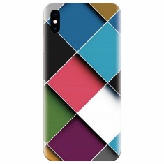 Husa silicon pentru Apple Iphone XS Max, Square