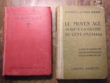 Evul Mediu/ Moyen Age, franceza, 2 lucrari