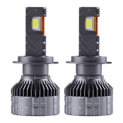 Set 2 LED-Uri Auto Techstar&amp;reg; P18, H7, 300W, 45000 Lumeni, 6500K, 12-24V, Unghi Fascicul 360&amp;deg;, CSP 4575, Canbus, Radiator Aluminiu, Racire Cooling Tech foto