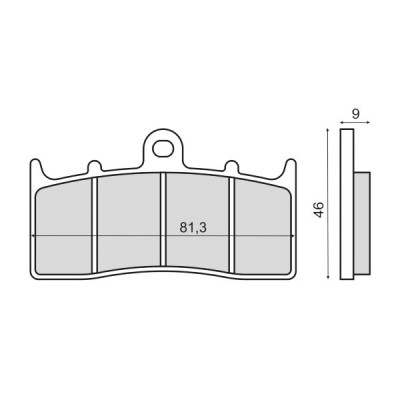 Placute frana sinter BMW R 850 R fata Cod Produs: MX_NEW 225103013RM foto