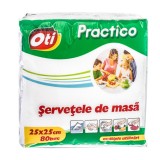 Servetele de masa OTI Practico, 25x25 cm, 80 buc. pachet