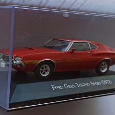 Macheta Ford Gran Torino Sport 1972 rosu - IXO/Altaya 1/43