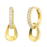 Cumpara ieftin Cercei rotunzi argint 925, JW1801, model elegant, placati cu aur