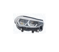 Far Bmw X3, 06.2021; X4, 03.20, montare fata, dreapta, cu functie mascare faruri faza lunga; cu indicator led; LED; electric; fara modul LED; LED; cu