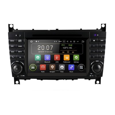 Navigatie Auto Multimedia cu GPS Mercedes C Class W203, CLK W209, Android 10, 2 GB RAM + 16 GB ROM, Internet, 4G, Aplicatii, Waze, Wi-Fi, USB, Bluetoo foto