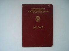 Diploma Universitatea serala de marxism-leninism PMR, 1963, sectia economie