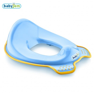 Adaptor colac wc copii babyjem (culoare: bleu/galben) foto