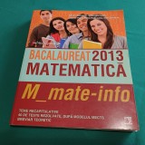 BACALAUREAT 2013 MATEMATICĂ /ADRIAN ZANOSCHI/ 2012 *1
