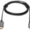 Cablu adaptor HDMI la USB C DIGITUS 1,8m USB 3.1 negru PVC