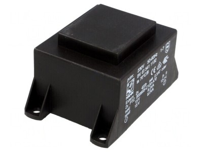 Transformator &amp;icirc;ncapsulat 16VA 230V 15V 15V 534mA PCB foto