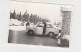 M5 C43 - FOTO - FOTOGRAFIE FOARTE VECHE - cu trabantul la munte - anii 1960