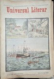 Revista Universul Literar 1897, nr. 7: Flota Internațională de Război &icirc;n fața Cancei, 8 pagini, format mare