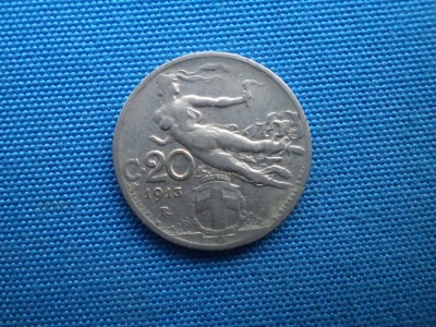 20 CENTISIMI 1913 -ITALIA foto