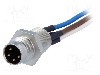Conector M8, 4 pini, clasa etanseitate {{Clasa etan&amp;#351;eitate}}, LUMBERG AUTOMATION - 11673 RSMF4/0.5M
