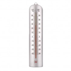 Termometru interior/exterior Meteo, 26.5 cm, Alb