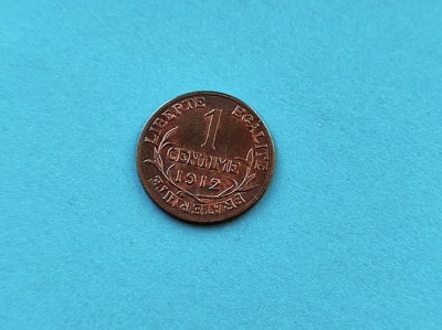 1 Centime 1912 Franta-in realitate arata bine foto