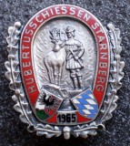 I.280 INSIGNA GERMANIA TIR VANATOARE HUBERTUSSCHIESSEN STARNBERG 1965