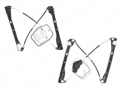 Macara geam Volkswagen Golf 5 Plus (5m), 01.2005-01.2009, usa fata, Stanga, fara motoras foto